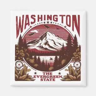 Imã Retro Washington