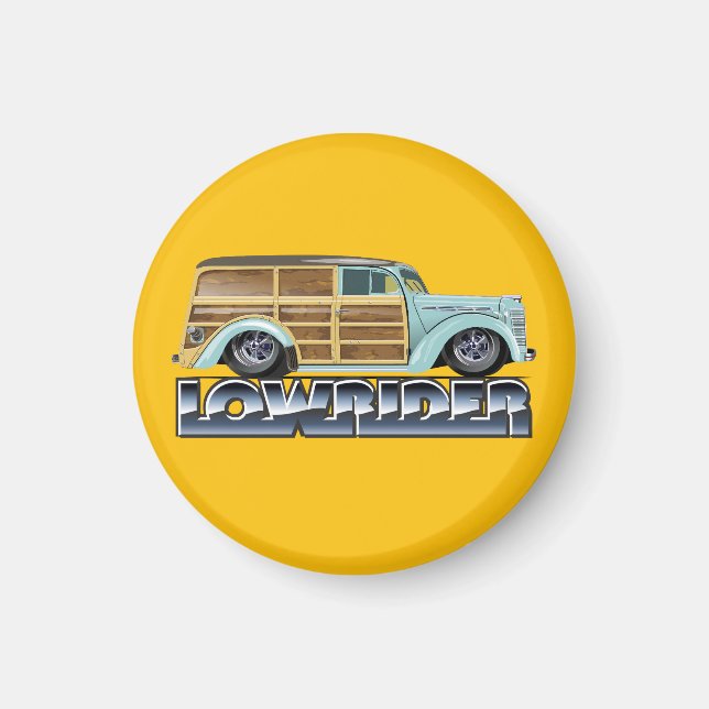 Imã Retro Woody Lowrider (Frente)