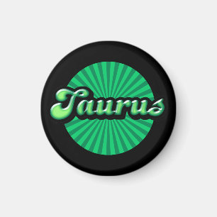 Imã Retro Zodiac Taurus