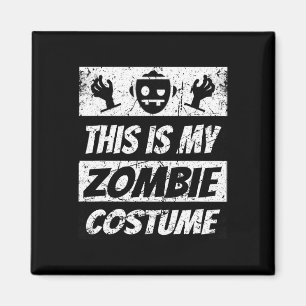 Imã Retro Zombies Halloween Boys Crianças Frio Costume