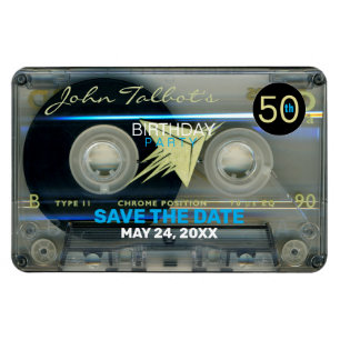 Ímã Retroativo T5 Audiotape 50º aniversário Salve a 