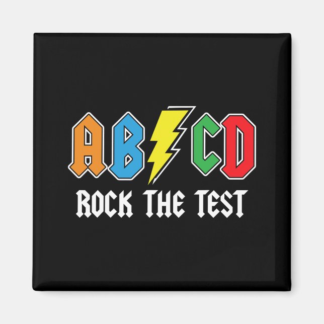 Imã Retron Abcd Rock The Test Day Enny School (Frente)