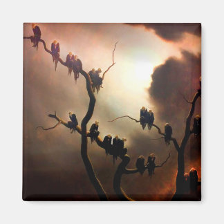 Imã Retrovisor - Fantasmas em uma árvore