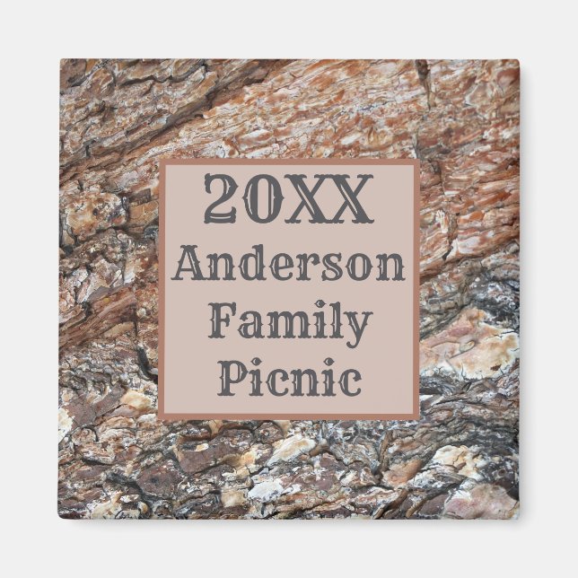 Imã Reunião Anual da Família de Latidos de Árvore Russ (Frente)