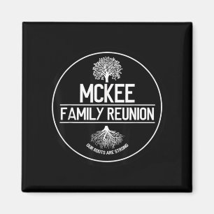 Imã Reunião da Família Mckee Nossas Raízes São Árvore 