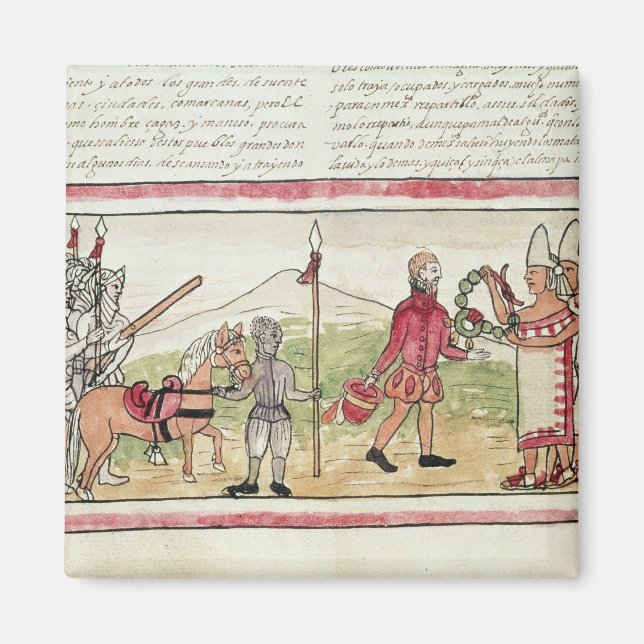 Imã Reunião de Hernando Cortes e Montezuma (Frente)