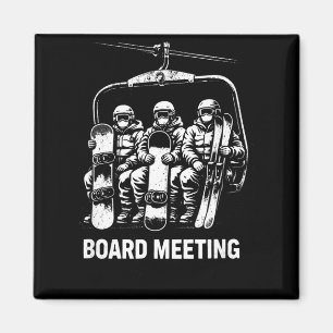 Imã Reunião de prancha de snowboard elevador de esqui