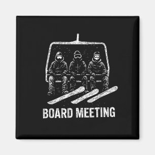 Imã Reunião de snowboard Esquiador de esqui Elevador d