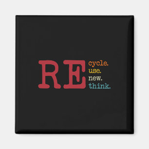 Imã Reutilização do Reciclar Vintage Renew ReThink Ear
