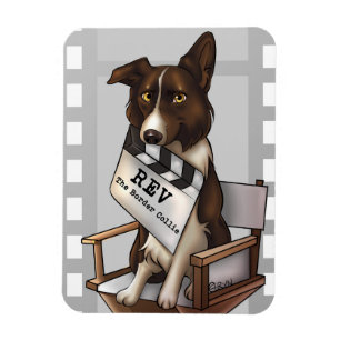 Ímã Rev border collie