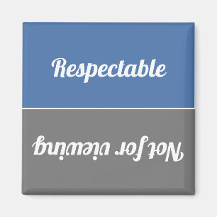 Imã Reversível Respeitável/Não Para Visualização Da Lâ