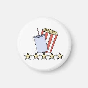 Imã Revisão de Filme de Pipoca de Bebida Personalizada
