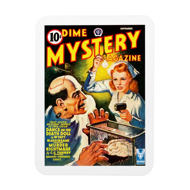 Ímã Revista Dime Mystery (Set, 1942) (Vertical)