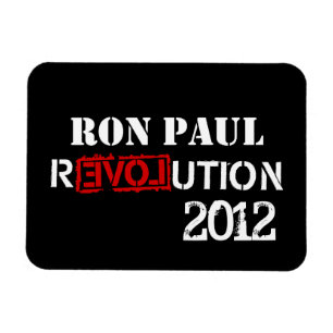 Ímã Revolução 2012 de Ron Paul