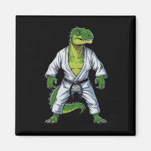 Imã Rex Dinossauro Artes Marciais Artista Marcial Jiu-