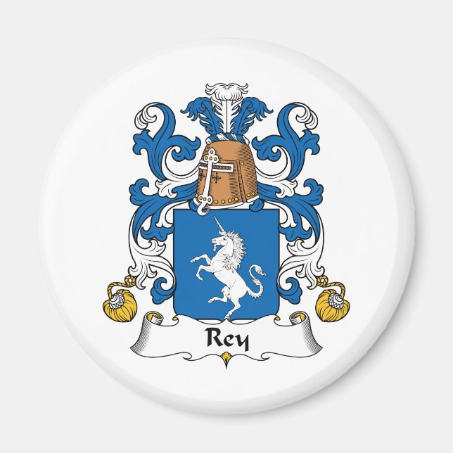Imã Rey Family Crest (Frente)