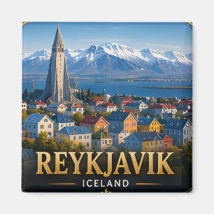 Imã Reykjavik Islândia Escapada das Luzes do Norte ❄️