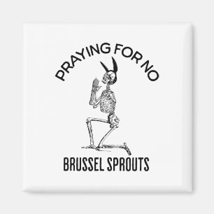 Imã Rezando Por Nenhum Brocolis De Bruxelas Esqueleto 