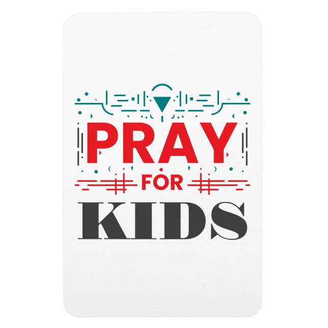 Ímã Reze por crianças (Vertical)