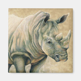 Imã Rhino Branco