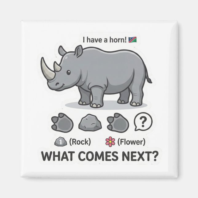 Imã Rhino Pattern Logic (Frente)