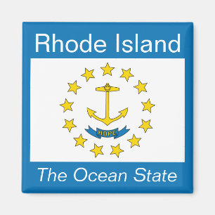 Imã Rhode - ímã da bandeira da ilha