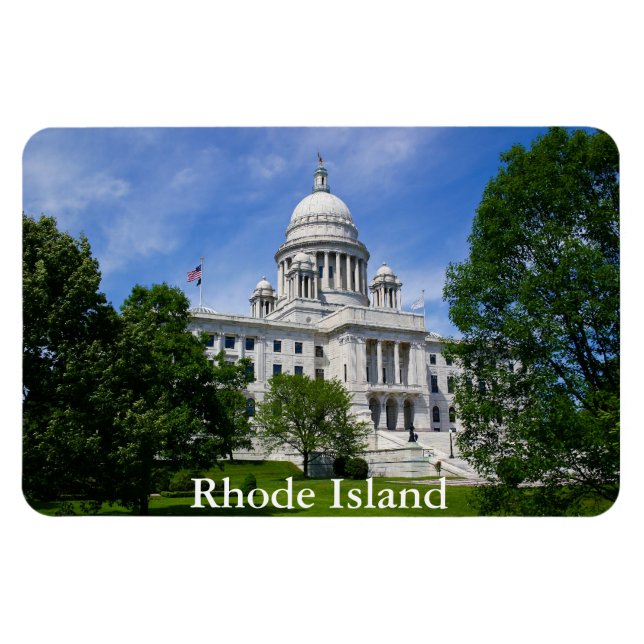 Ímã Rhode Island Capital Premium Magnet (Horizontal)