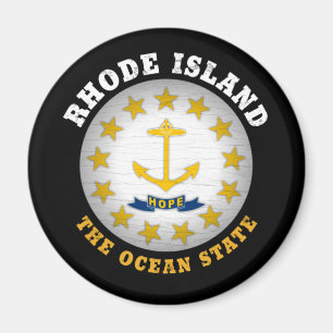 IMÃ RHODE ISLAND OCEAN STATE FLAG