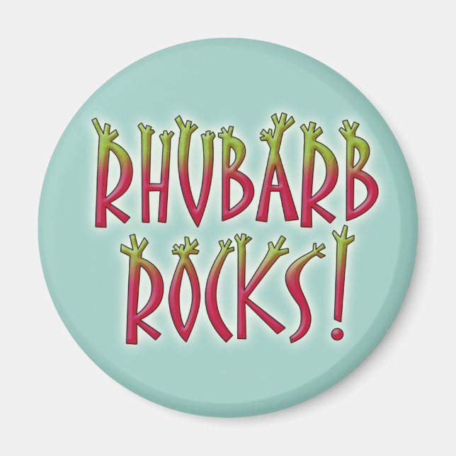 Imã Rhubarb Rocks (Frente)