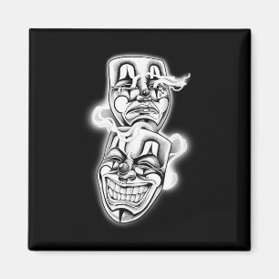 Imã Ria Agora Chore Mais Tarde Chicano Tattoo Flash