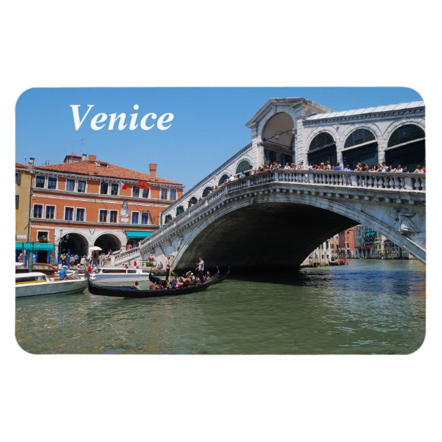 Ímã Rialto Bridge Premium Magnet (Horizontal)