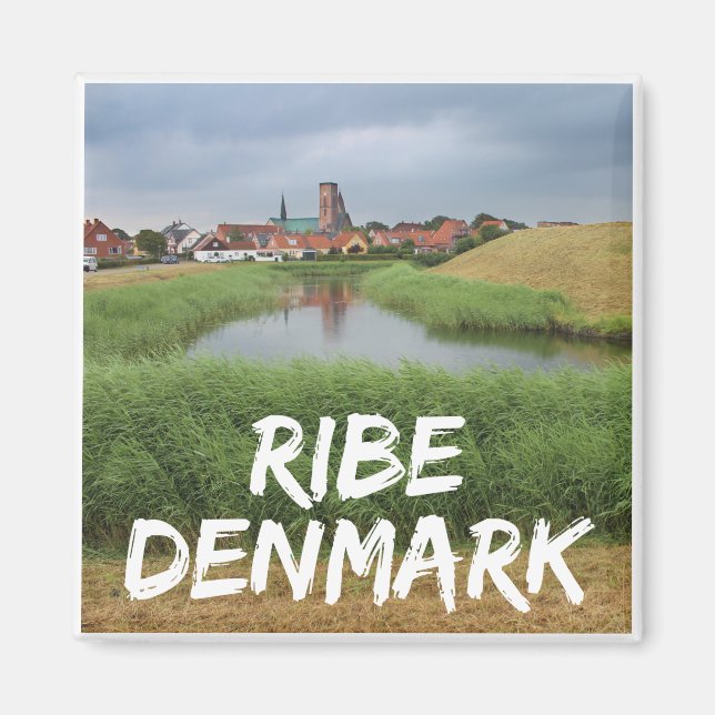 Imã Riberhus e Ribe, Jutland, Dinamarca (Frente)