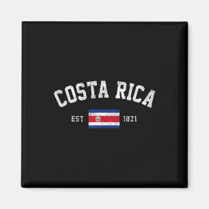 Imã Rica Est. 1821 Bandeira da Costa Rica Dia da Indep