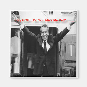Imã Richard Nixon "Já Sentem Minha Falta?" Camisetas e