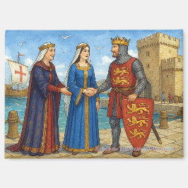 Imã Richard, o Coração do Leão, encontra Berengaria