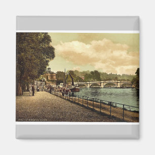 Imã Richmond, a ponte, Londres e subúrbios, Inglaterr