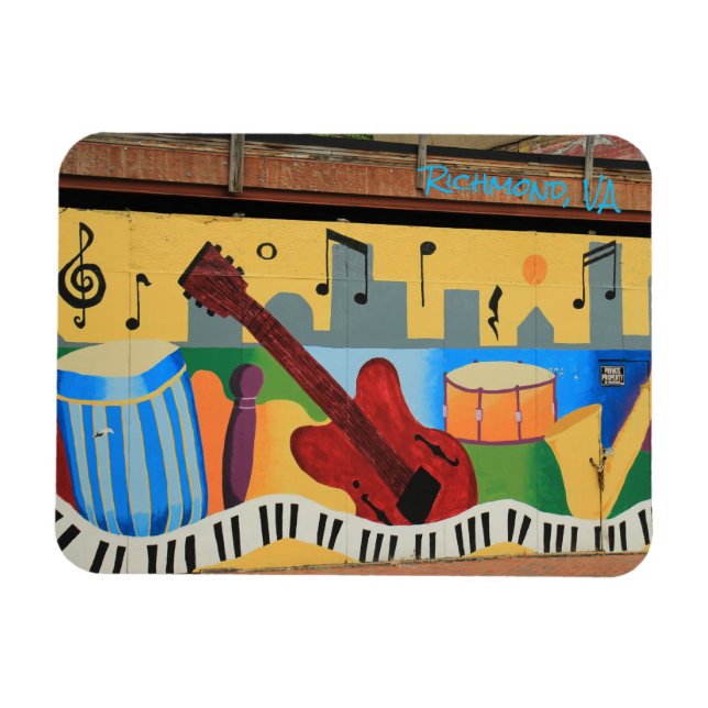 Ímã Richmond Murals- Music RVA - imã (Horizontal)