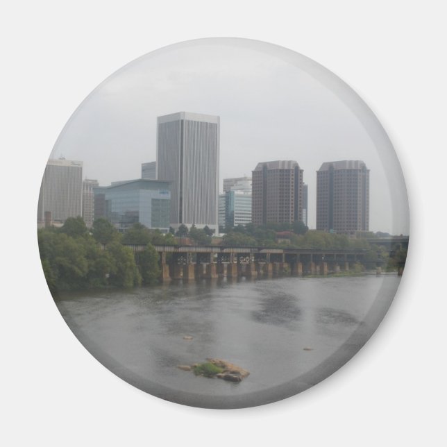Imã Richmond Virginia Skyline (Frente)