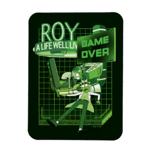 Ímã RICK AND MORTY™ Roy Uma Vida Bem Vivida
