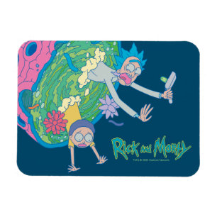 Ímã RICK E MORTY™  Abaixo do Portal Infectado