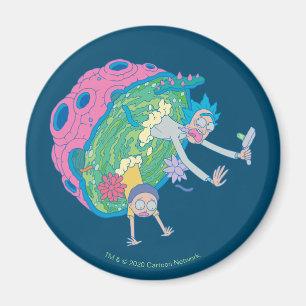 Imã RICK E MORTY™  Abaixo do Portal Infectado