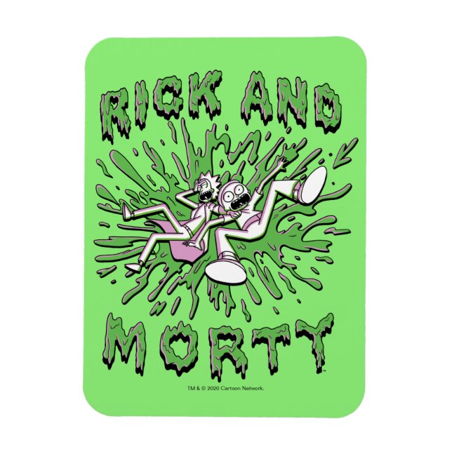 Ímã RICK E MORTY™ | Caindo Em Iva Ácida (Vertical)