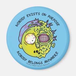 Imã RICK E MORTY™ Citação Estilizada De Mosca