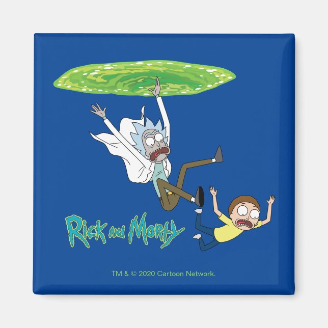Imã RICK E MORTY™| Fim Do Portal (Frente)