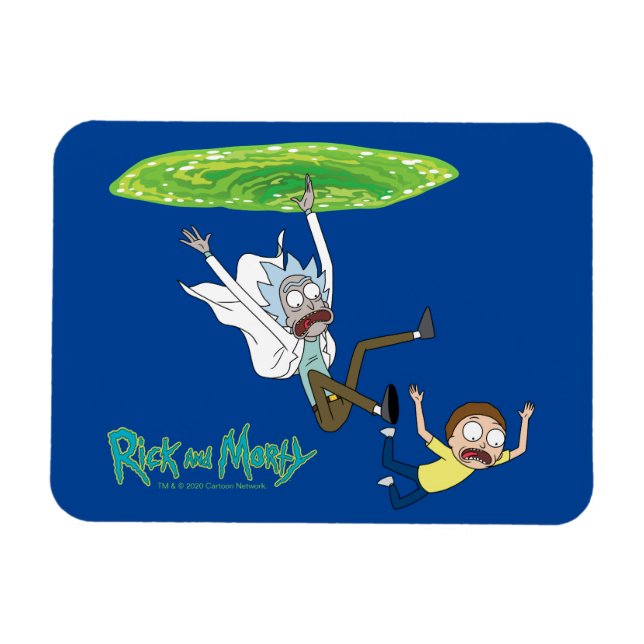 Ímã RICK E MORTY™| Fim Do Portal (Horizontal)