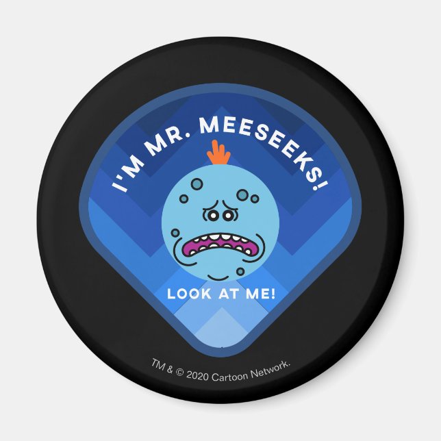 Imã RICK E MORTY™ | Padrão de patches do espaço extern (Frente)