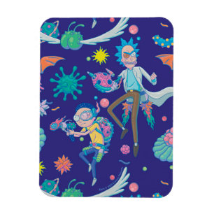 Ímã RICK E MORTY™ Padrão Entre Células Infectadas