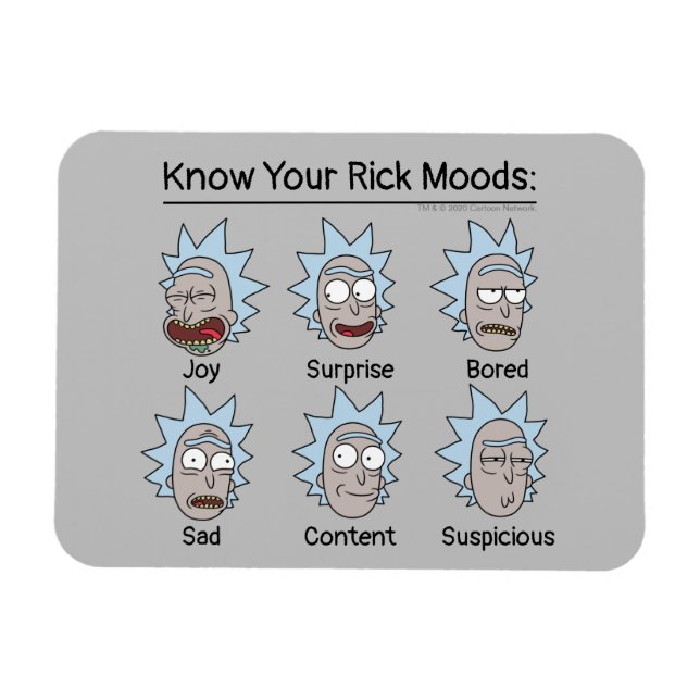ÍMÃ RICK E MORTY™ | RICK (Horizontal)