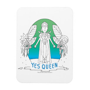Ímã RICK E MORTY™   Sim Rainha