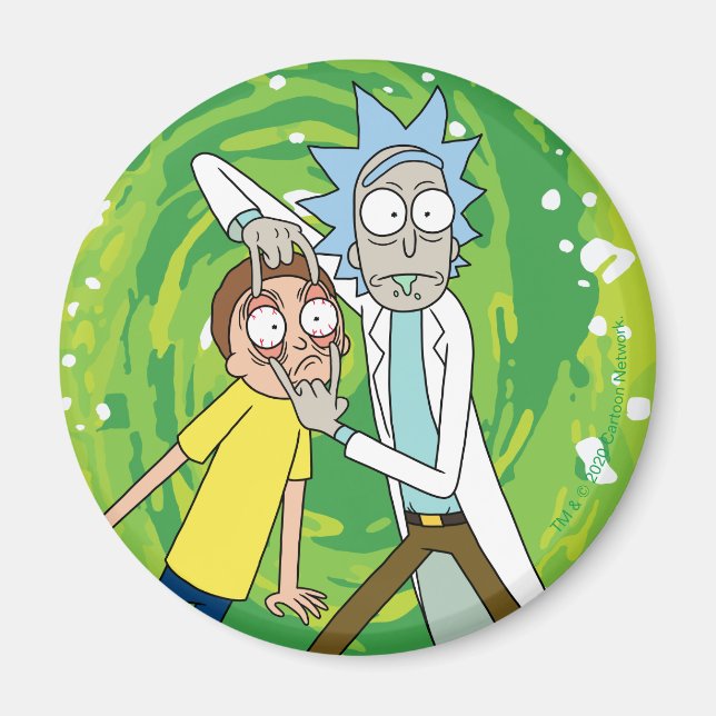Imã RICK E MORTY™ | Veja Isso (Frente)